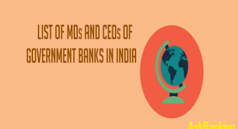 List of Newly Appointed MDs & CEOs in Public Sector Banks