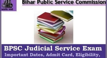 BPSC Judicial Service Exam 2020: Vacancy of 221 posts, apply online on bpsc.bih.nic.in