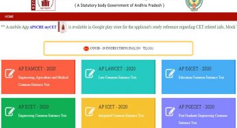 Check AP EAMCET Rank Card Online