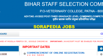Bihar BSSC CGL 2022, Syllabus & Cutoff, Apply for 2187 Posts